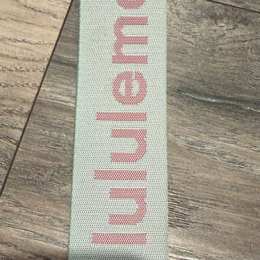 lululemon athletica Mint Green and Pink Wrist Strap Key Holder - Picture 3 of 4